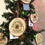 Handmade NCNST Emblem Wooden Ornament