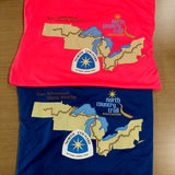 SALE - Ladies NCTA 8 State Logo Long Sleeve V-Neck Shirt