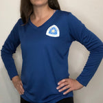 SALE - Ladies NCTA 8 State Logo Long Sleeve V-Neck Shirt