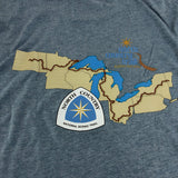 8 State Logo Soft Tee - Tri Blend - Unisex