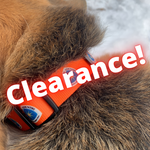 FINAL CLEARANCE - NCNST Emblem Blaze Orange Dog Collar