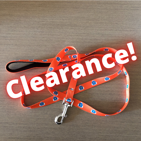 FINAL CLEARANCE - NCNST Emblem Blaze Orange Dog Leash