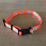 FINAL CLEARANCE - NCNST Emblem Blaze Orange Dog Collar
