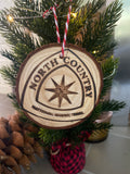 Handmade NCNST Emblem Wooden Ornament
