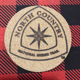 SALE - Hand-branded NCNST Emblem Cork Coasters (set of 6)